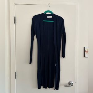 Navy Blue long cardigan